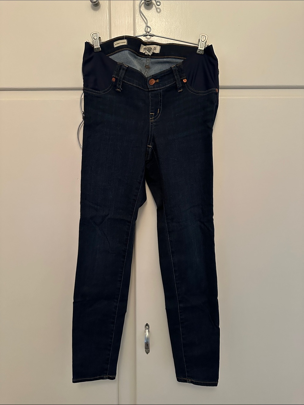 LIKE NEW Madewell Maternity Stretch Panel Under Bump Jeans